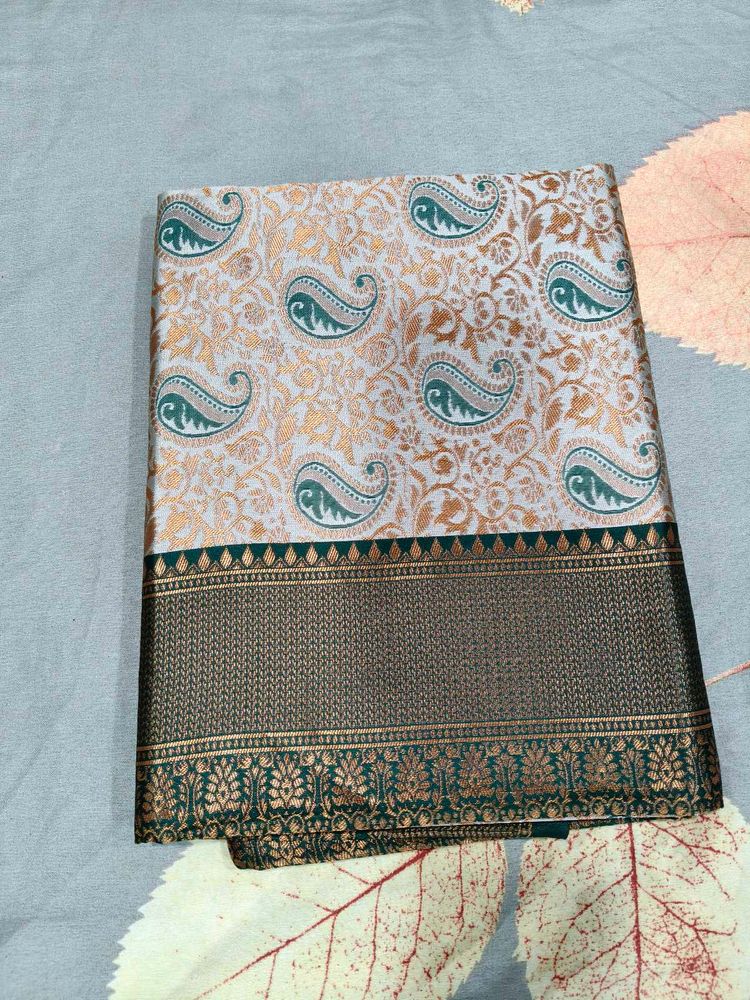 new silk blend saree