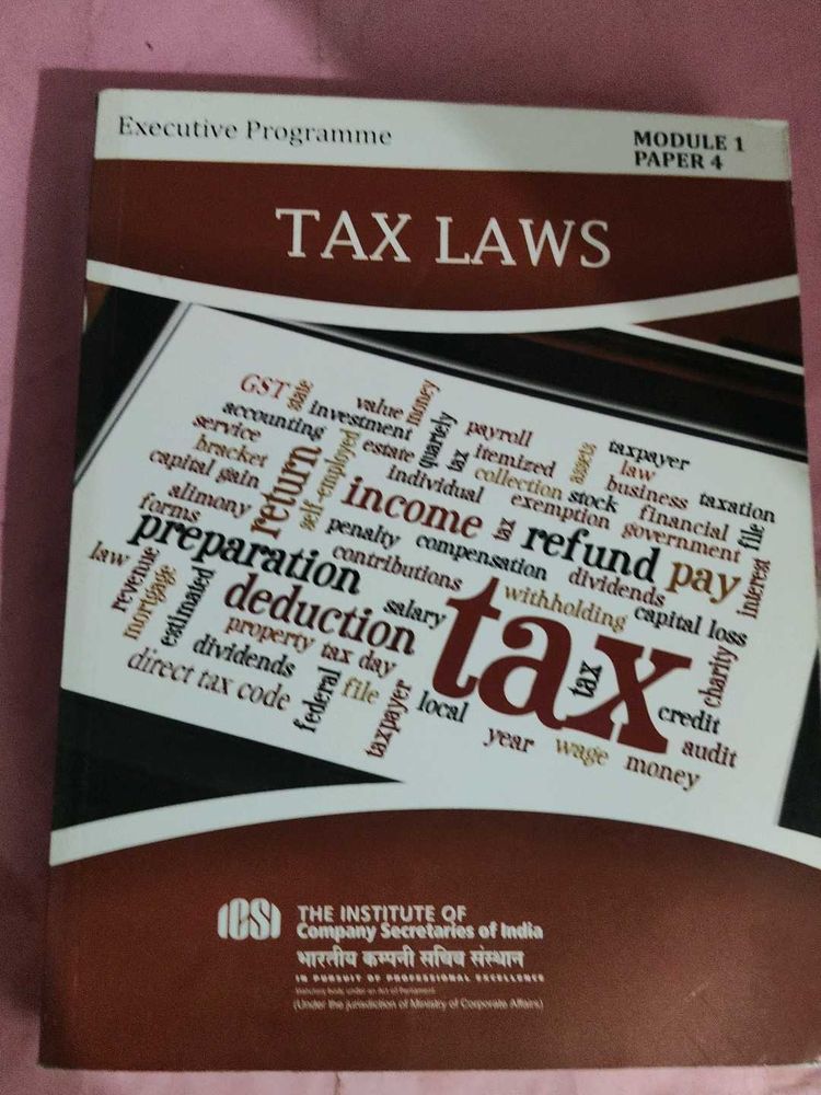 Tax Laws - Executive Programme Book