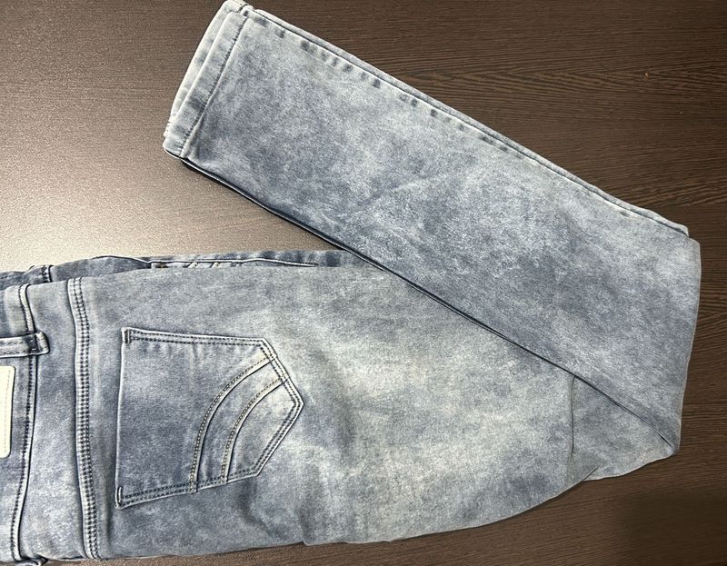 Acid Wash Denim Jeans
