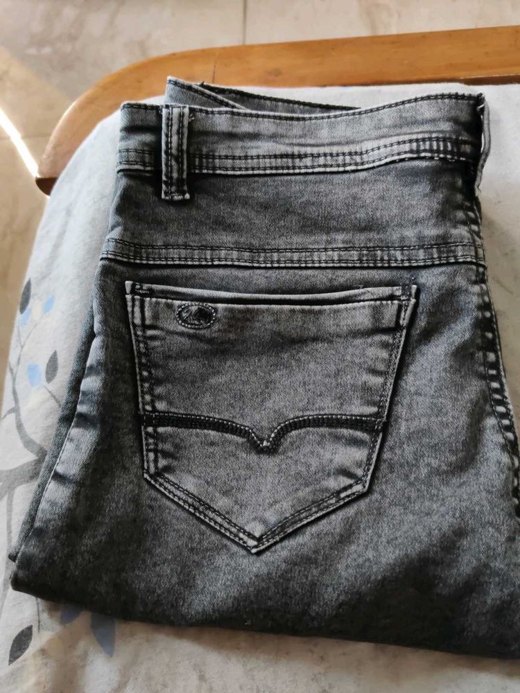 Gray Denim Jeans