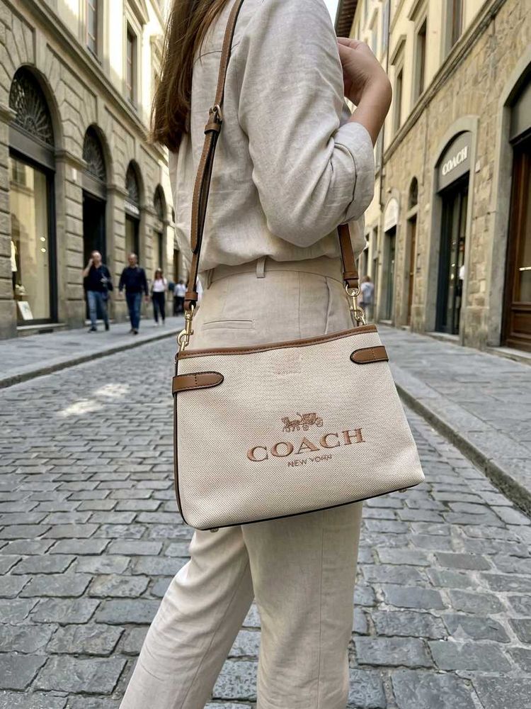 Coach New York Canvas Crossbody Bag