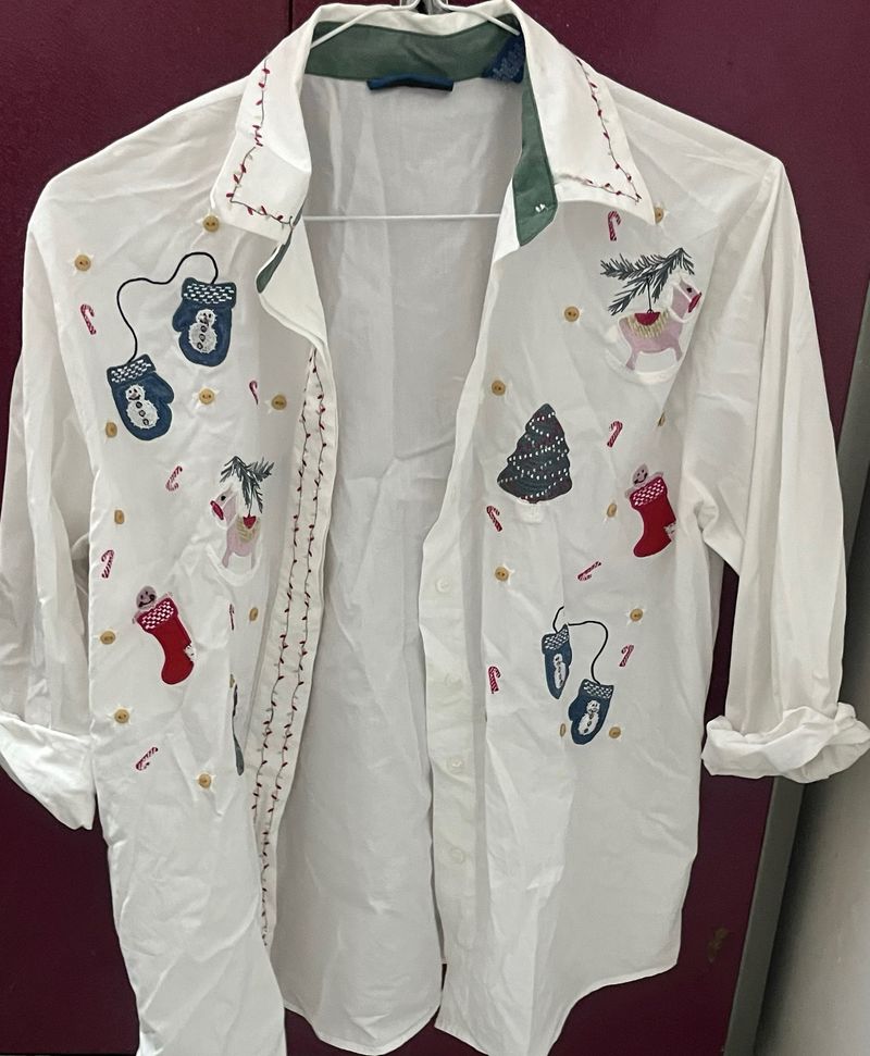 White Cool Looking Shirt