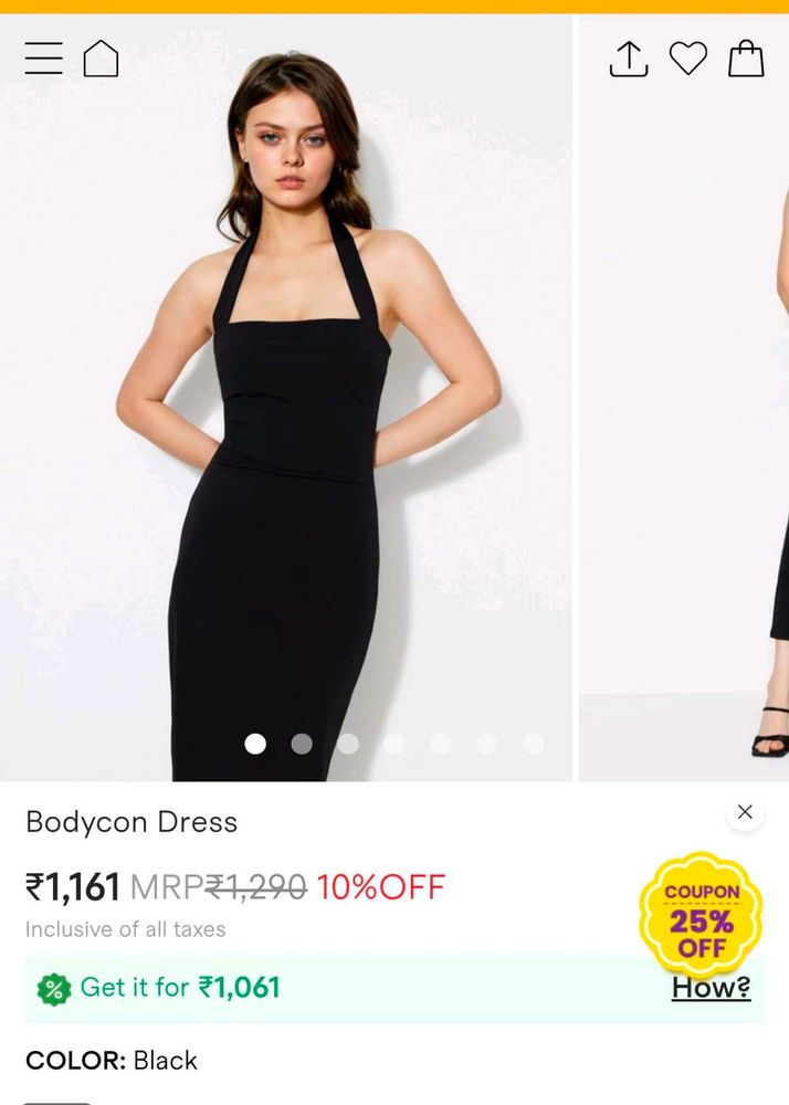 Black Bodycon Dress