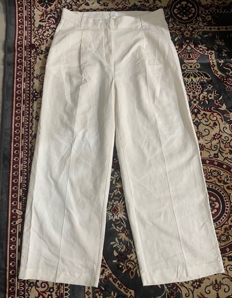 H&amp;M White Trousers