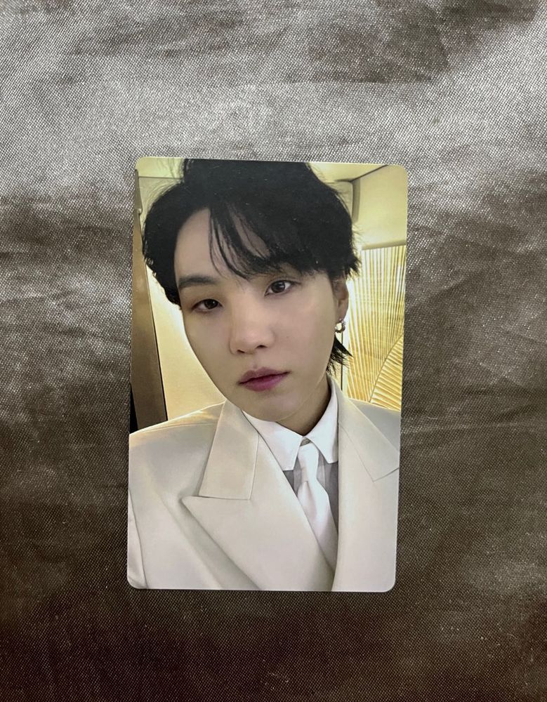 Official BTS Suga Photocard