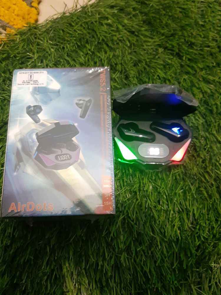 Wireless Gaming Airdots With LED Light (New Seal Packed)