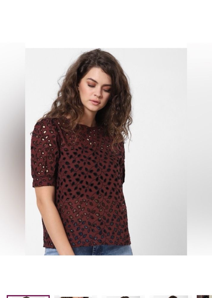 ONLY Casual Regular SleevesEmbroidered WomenPurple