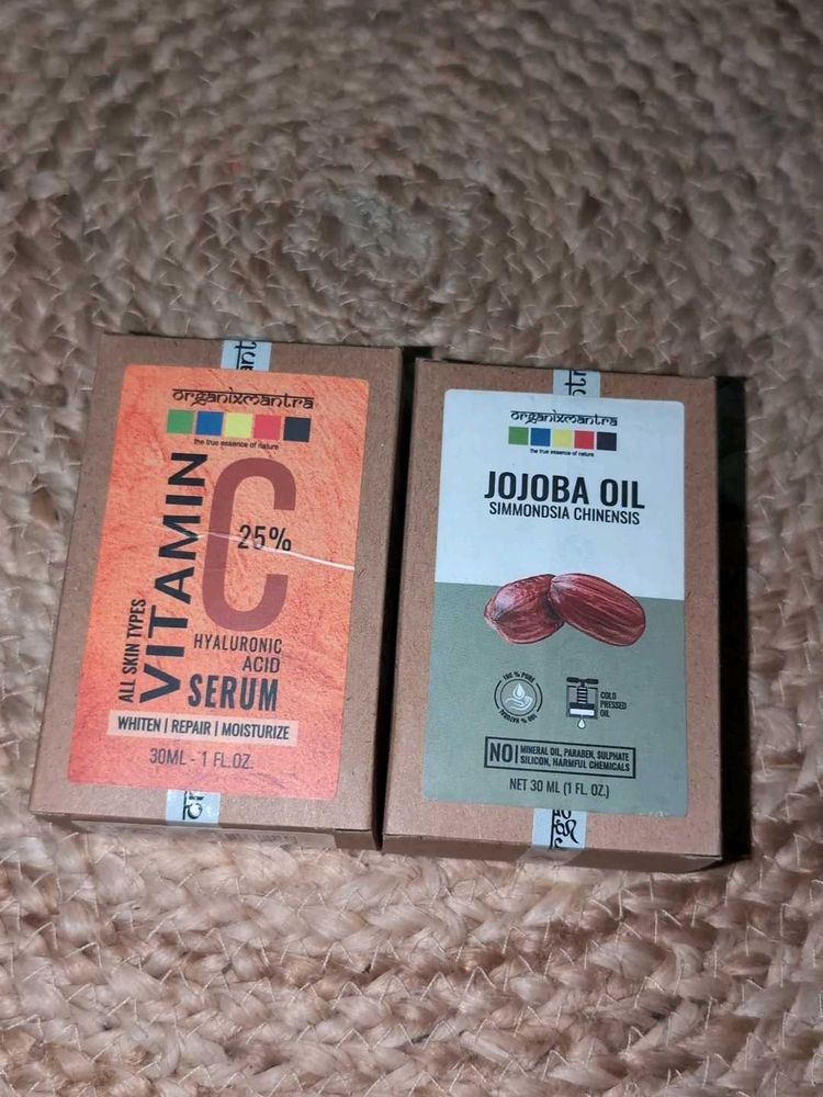 Combo Of Jojoba Oil &amp; Vitamin c Serum