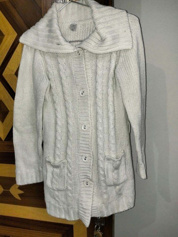 Cozy Cream Cable Knit Cardigan