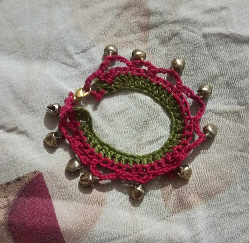 Handmade Anklet with Bells