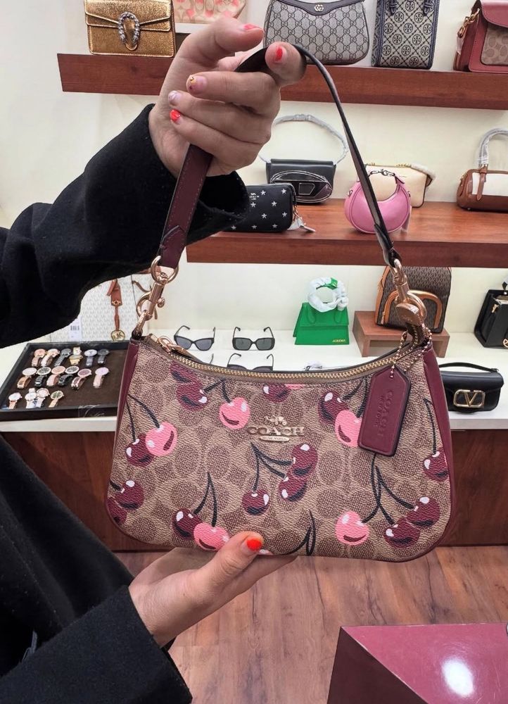 Coach Cherry Print Handbag