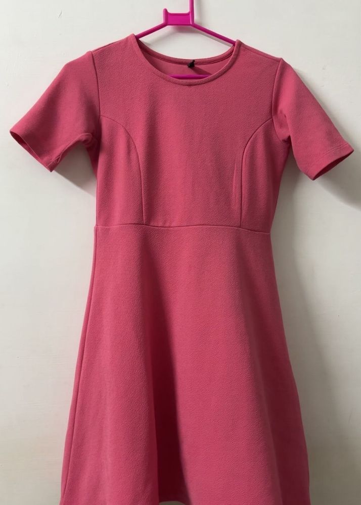 Cute Pink A-Line Dress