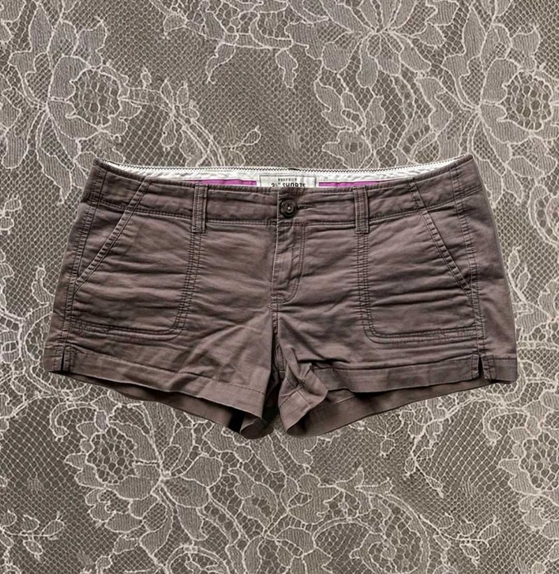vintage Brown Cargo micro Shorts