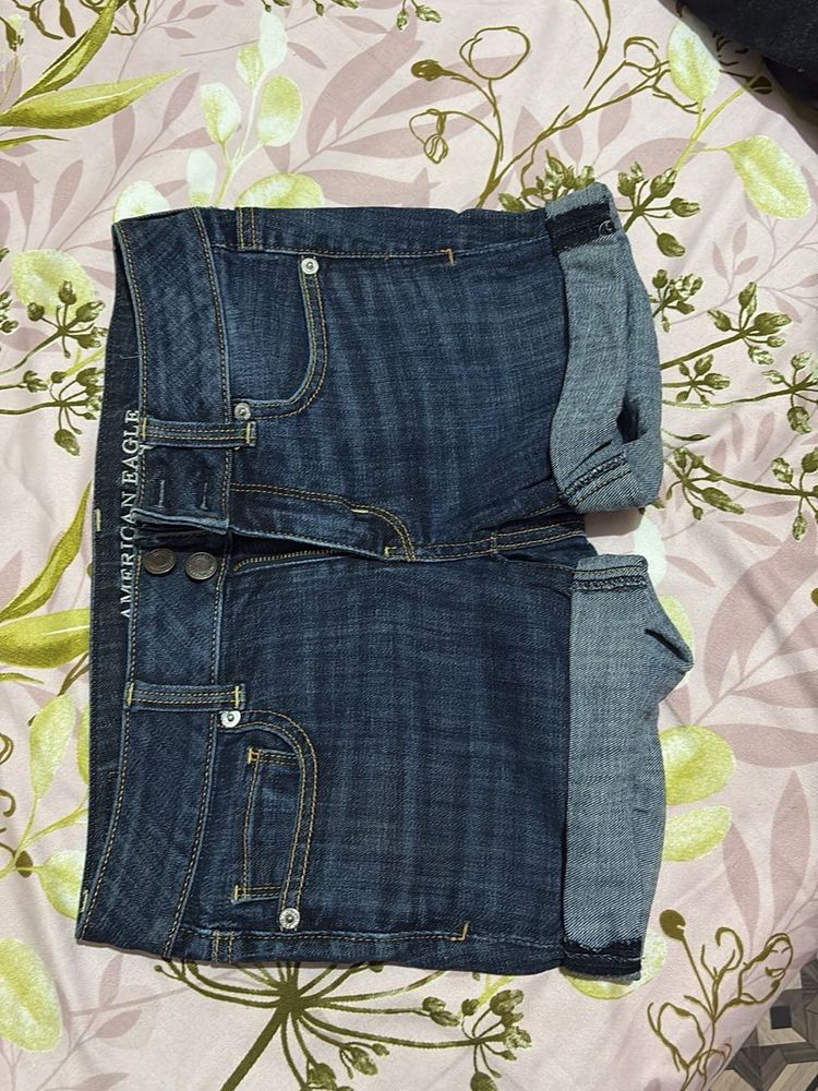 American Eagle Dark Wash denim shorts