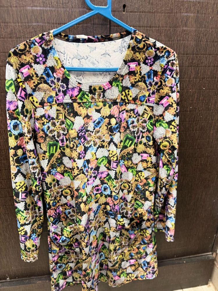 Vibrant All-Over Print Tunic