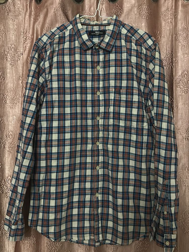 Men's Plaid Long Sleeve Shirt