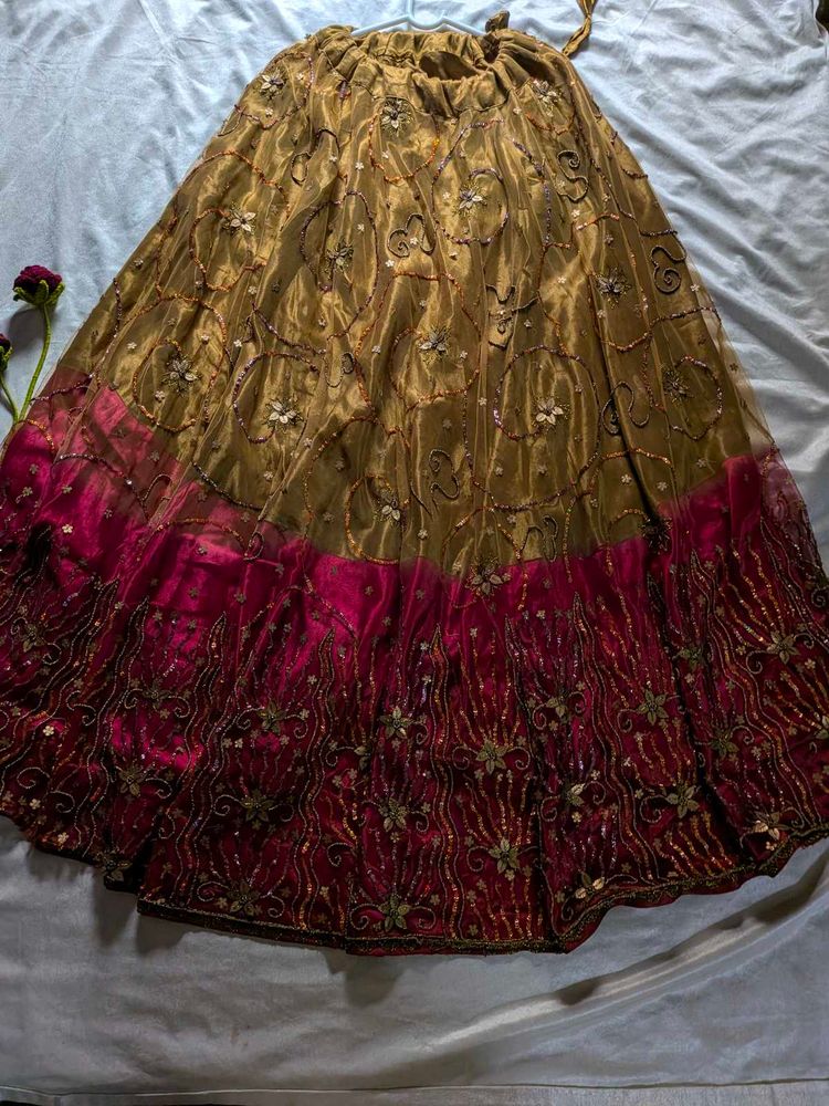 Embellished Ethnic Skirt