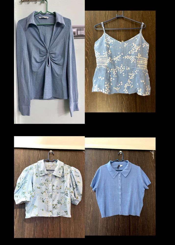 Bundle of Blue Tops
