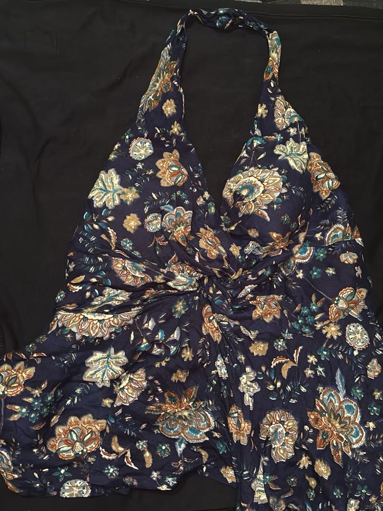 Floral Halter Neck Top