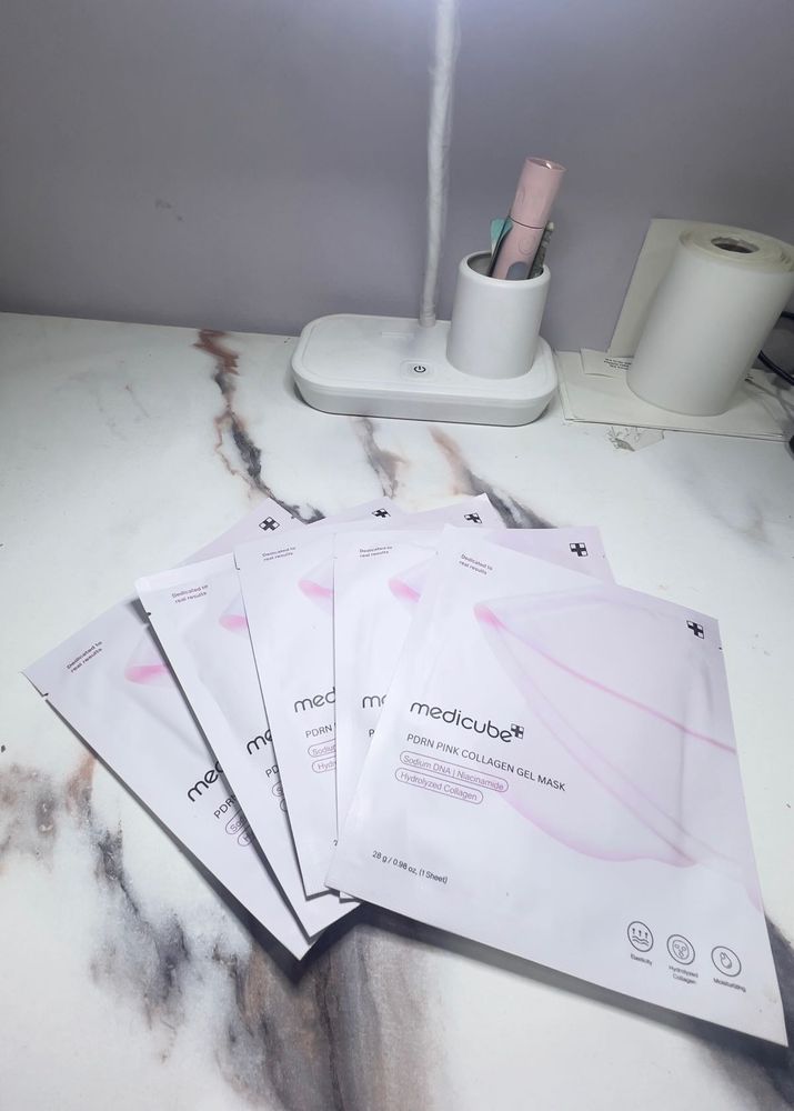Medicube Poren Pink Collagen Gel Masks (5 Sheets)