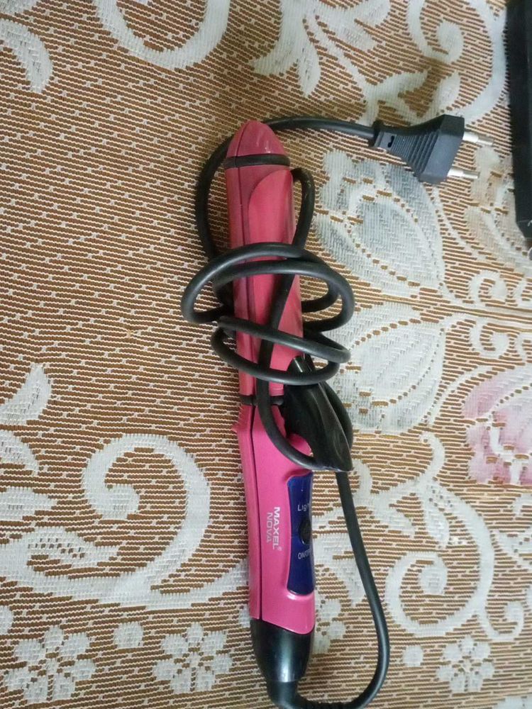 Maxel Nova 2 in 1 curling and strengthening ironIr
