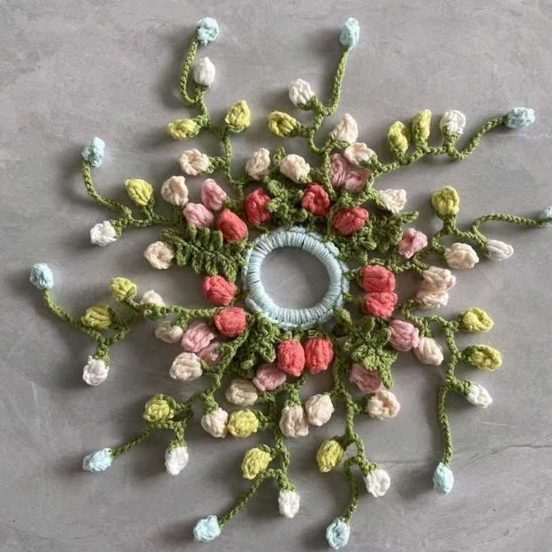 Handmade Floral Hair Tie