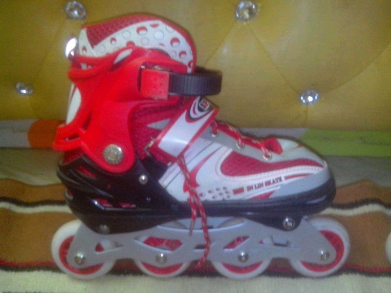 Red &amp; White Inline Skates- adjustable size