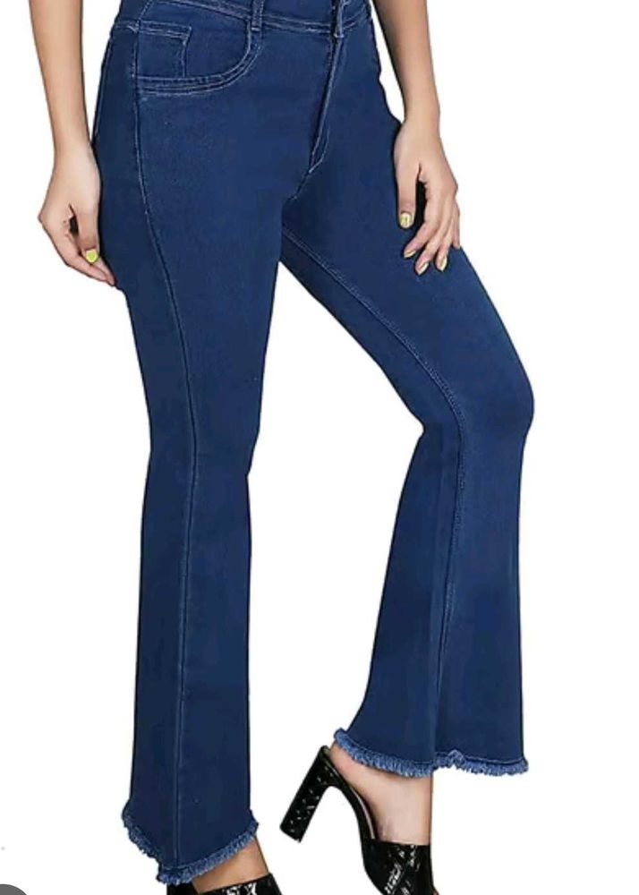 Flared Denim Jeans