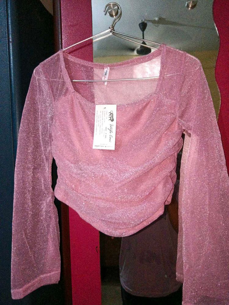 pinteresty long sleeves crop top🪄