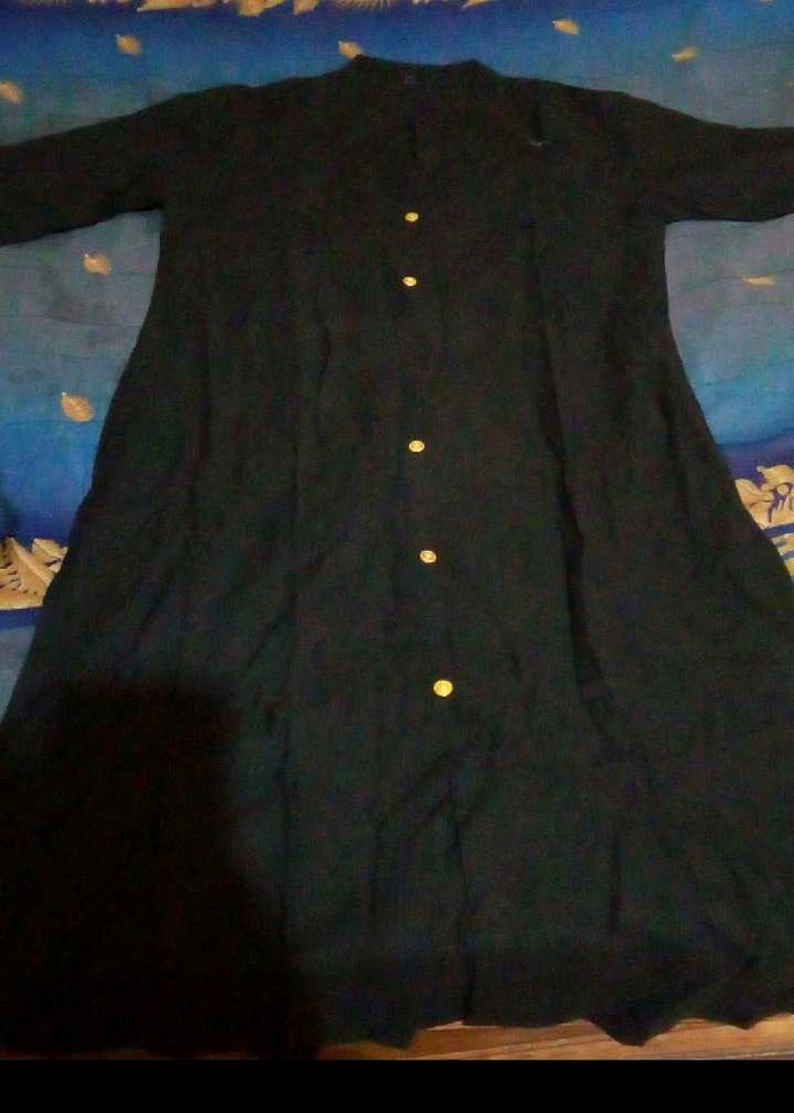 Elegant Black Kurta