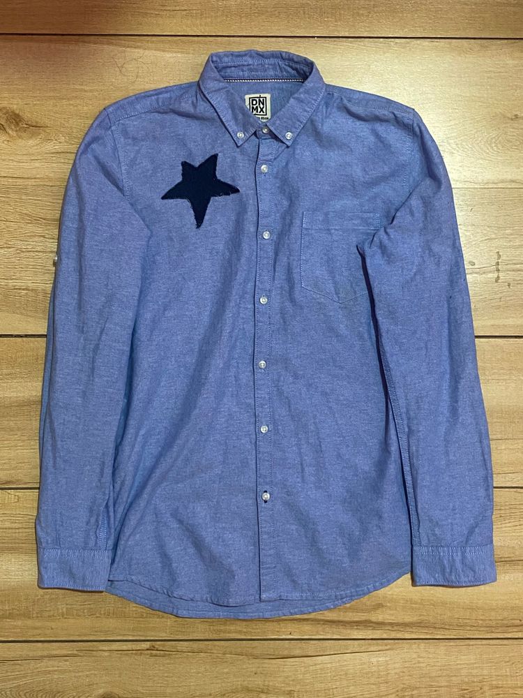 Blue Button-Up starhirt shirt⭐️⭐️⭐️