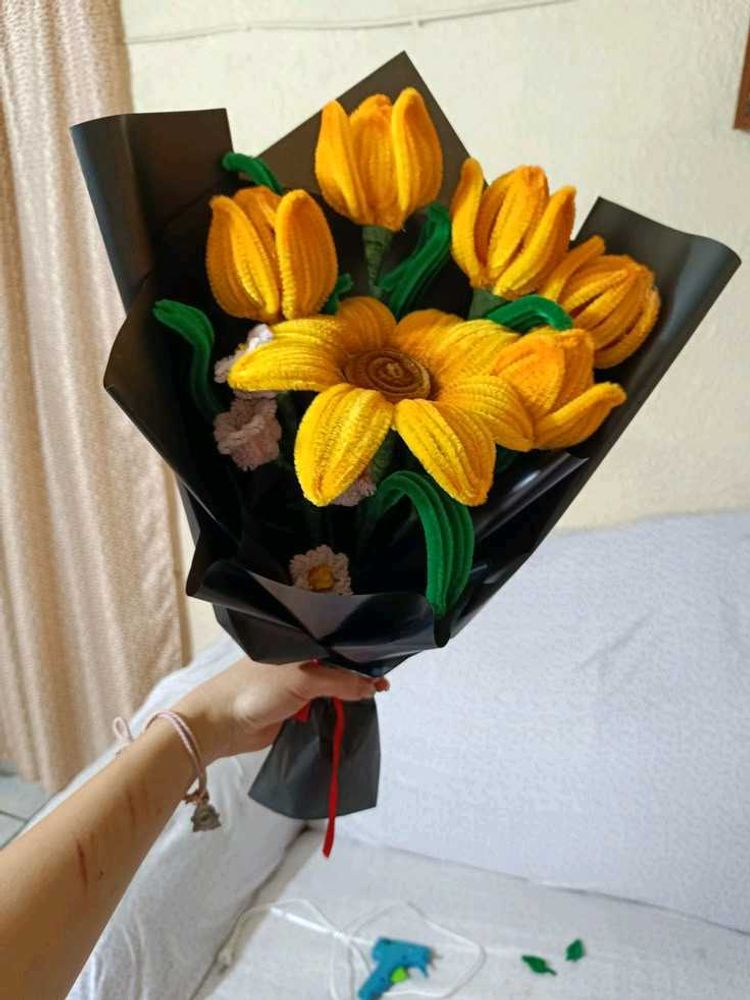 Handmade Crochet Flower Bouquet
