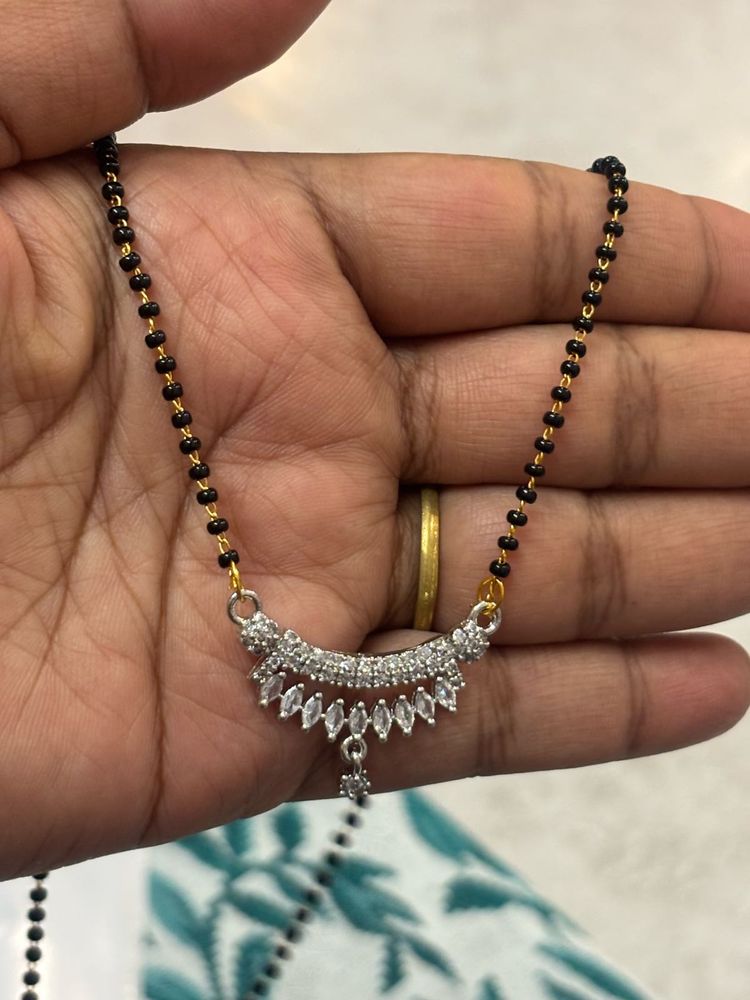 Elegant Mangalsutra with Sparkling Stones