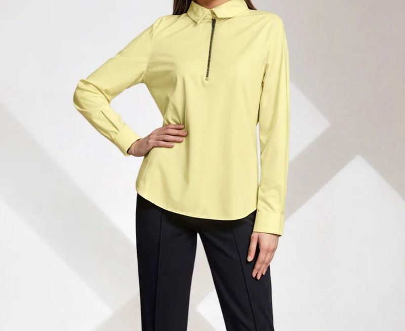 Yellow Long Sleeve Top