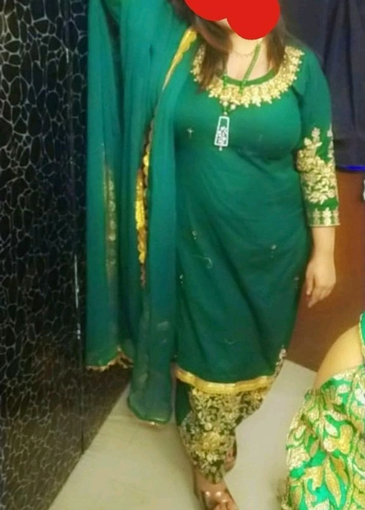 Punjabi Very heavy Work Suit