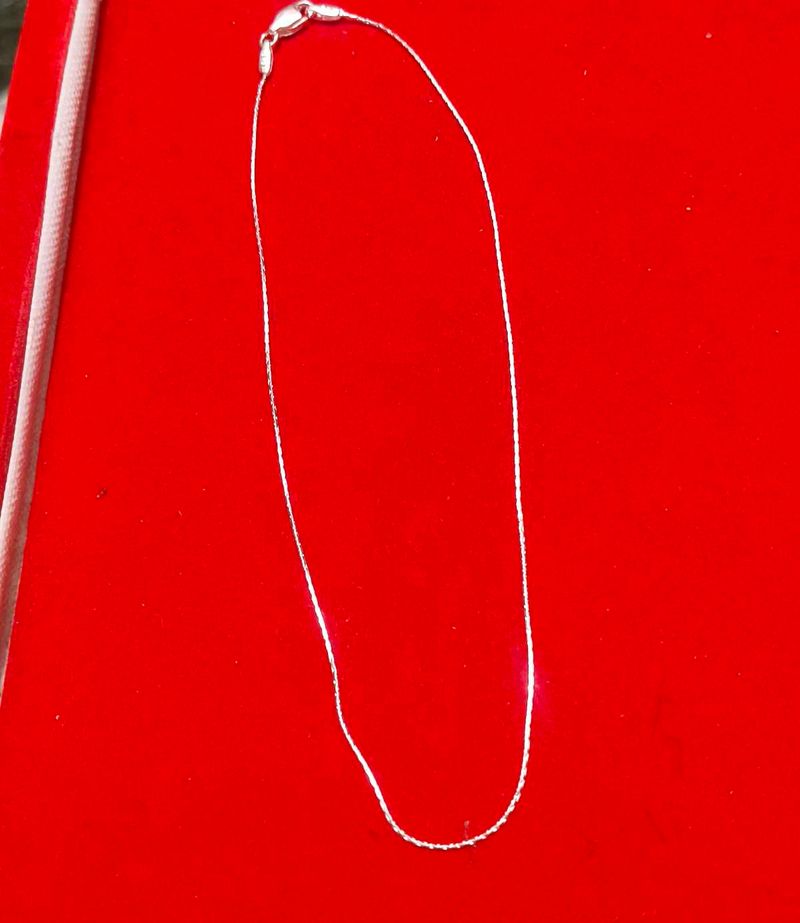 Babies pure silver chain