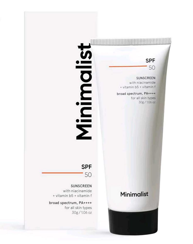Minimalist SPF 50 Sunscreen