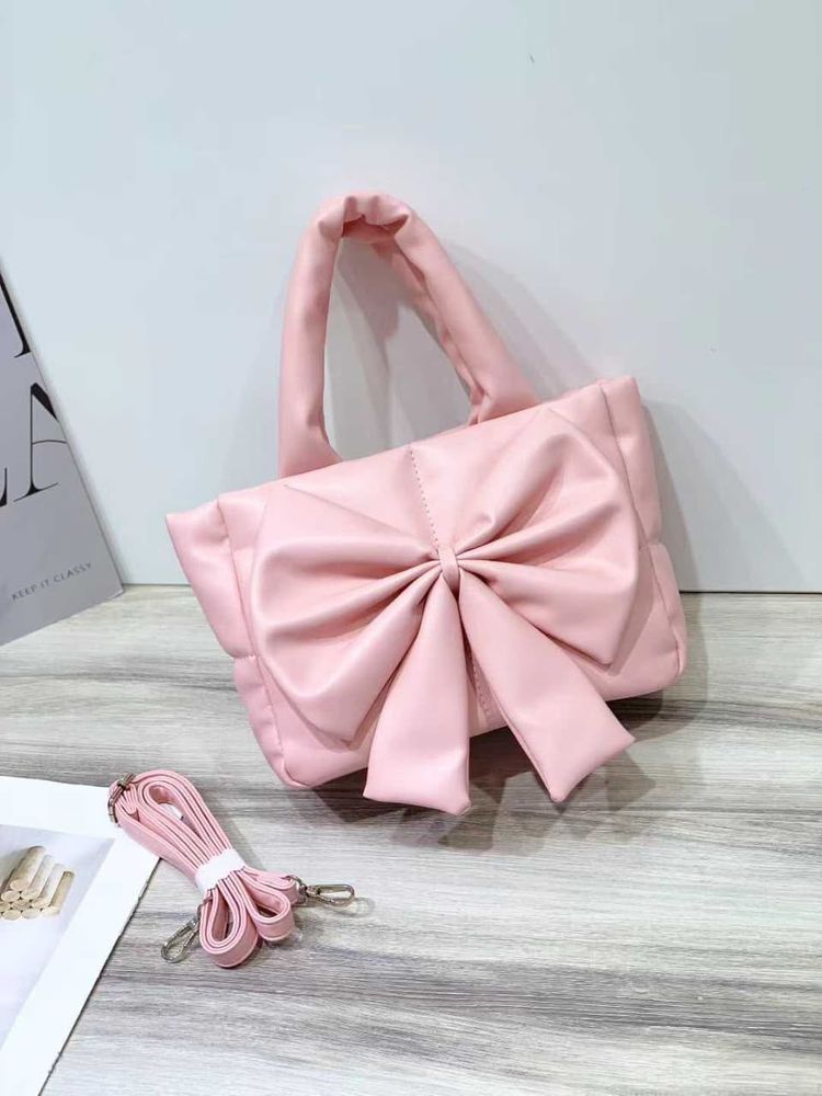 Cute Pink Bow Handbag