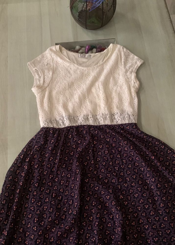 Lace Top Dress
