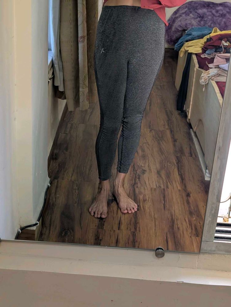 Comfortable Grey Heathered Leggings