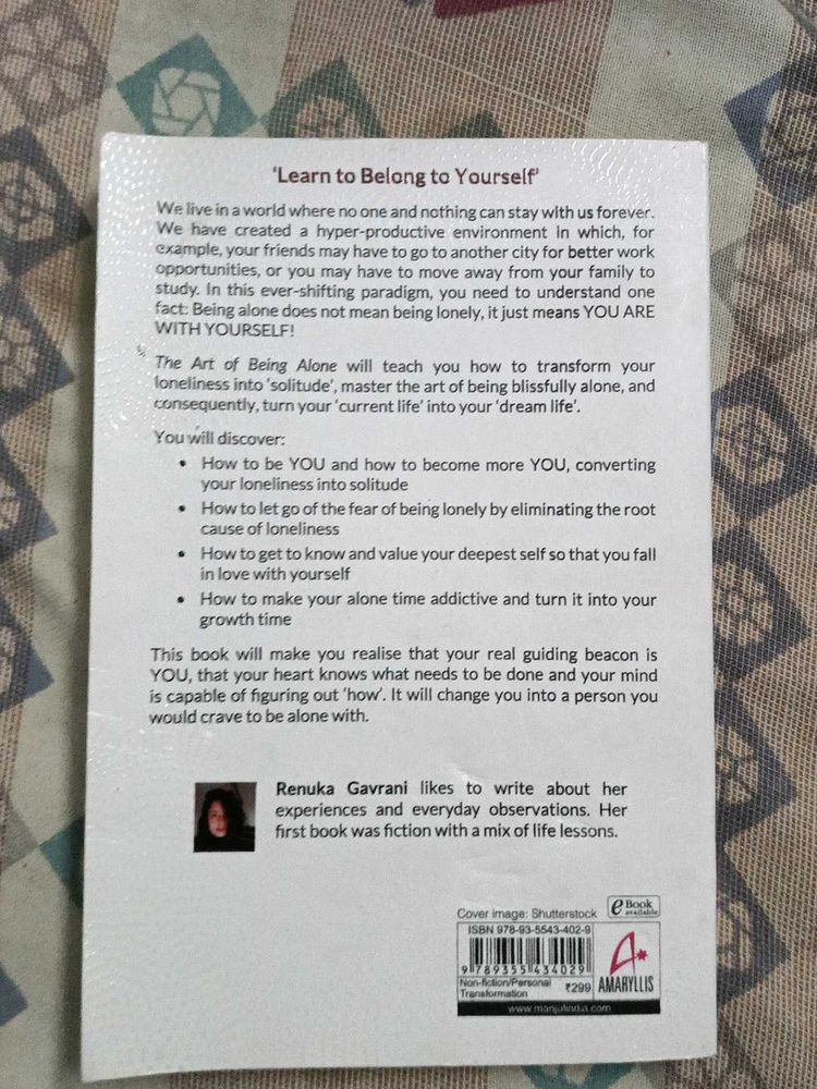 THE ART OF BEING ALONE