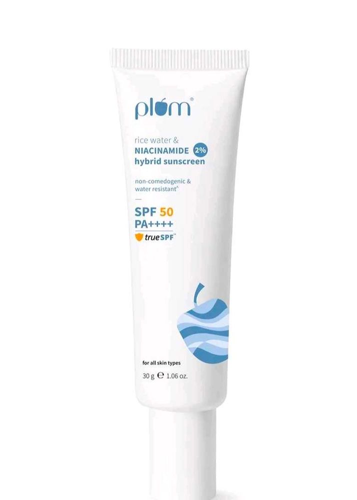 Plum Rice Water &amp; Niacinamide SPF 50 Sunscreen