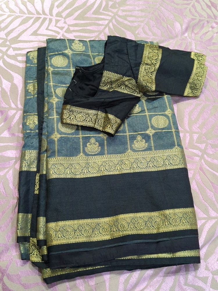 Cotton Blend Saree