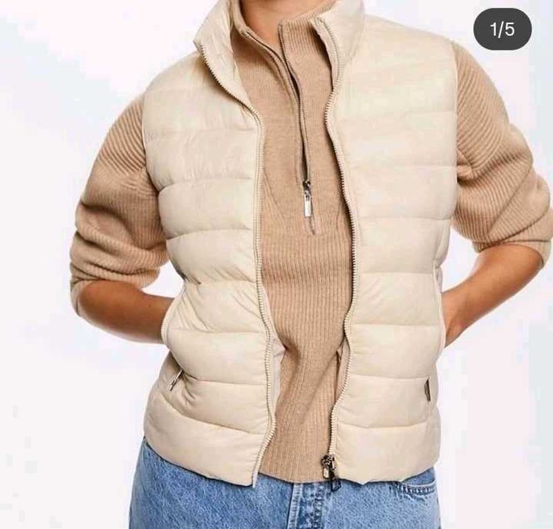 Mango Cream Puffer Vest