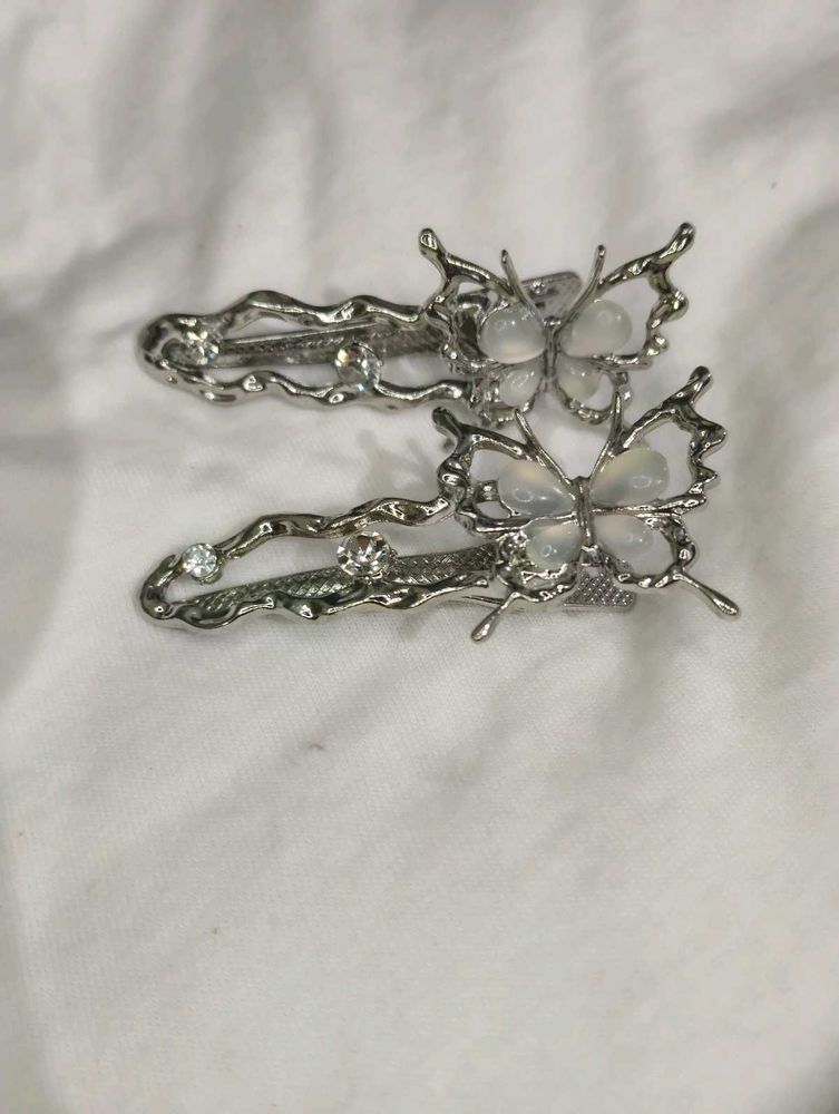 imported aesthetic y2k Butterfly Hair Clip set