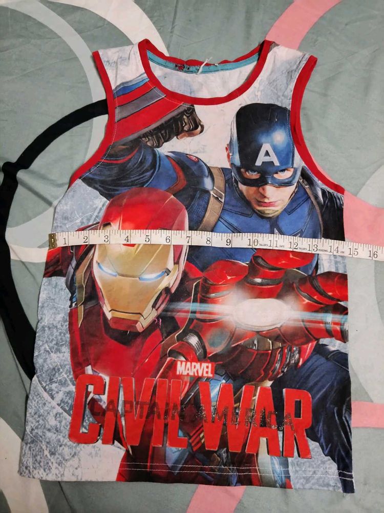 Marvel Civil War Tank T shirt