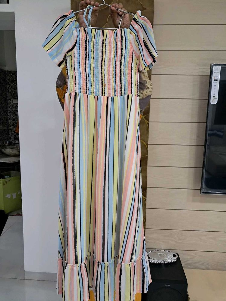 Striped Maxi Dress