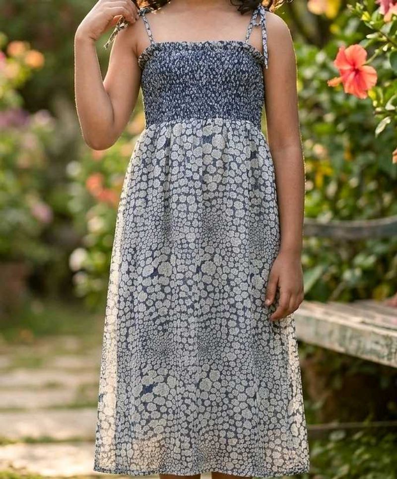 Chic Smocked Spaghetti Strap Dress