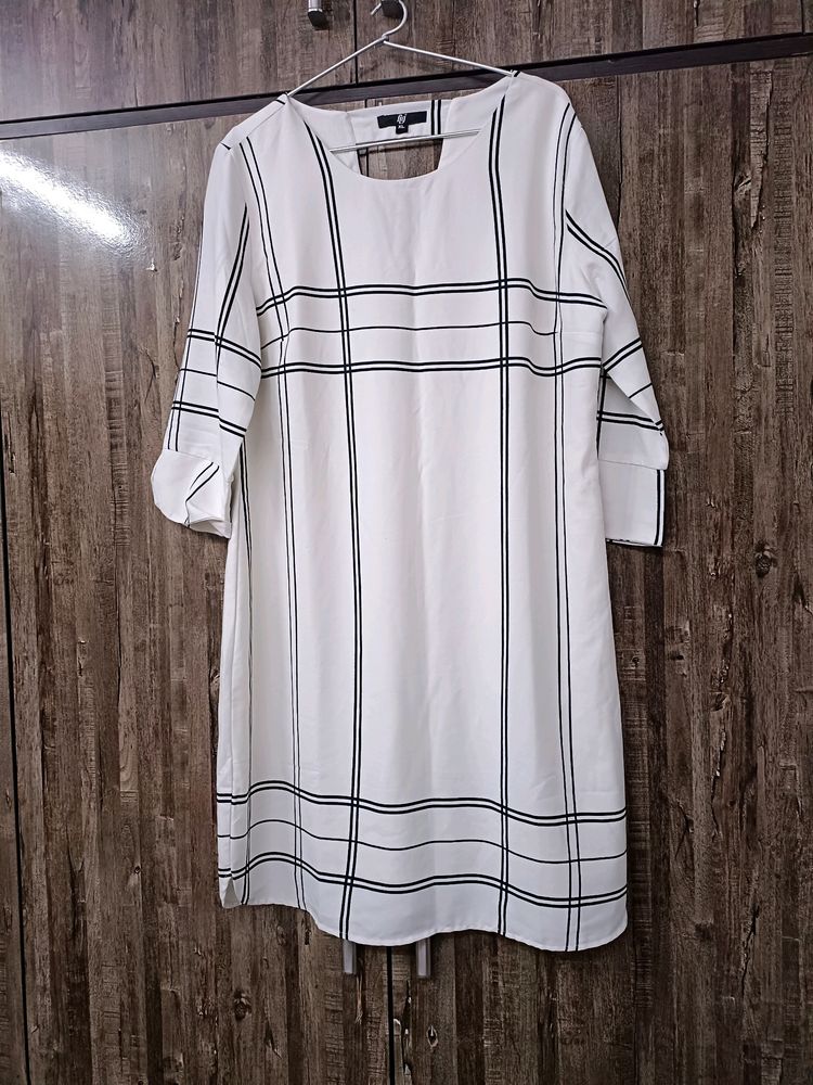 Elegant White one piece dress
