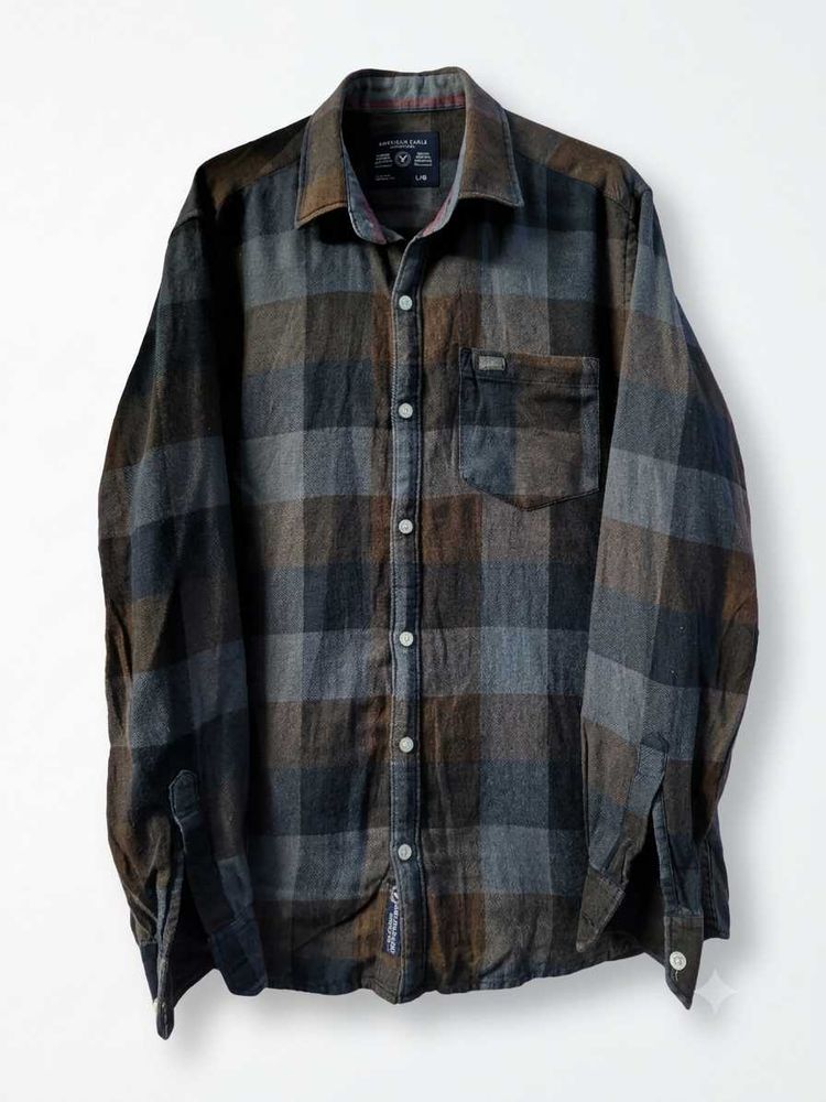 American Eagle Plaid Flannel Shirt